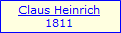 MUGGE familytree, branch Claus Heinrich 1811.